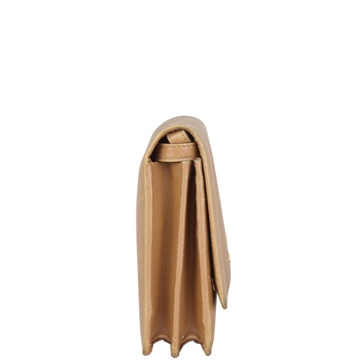 Prada Saffiano Flap Crossbody Side