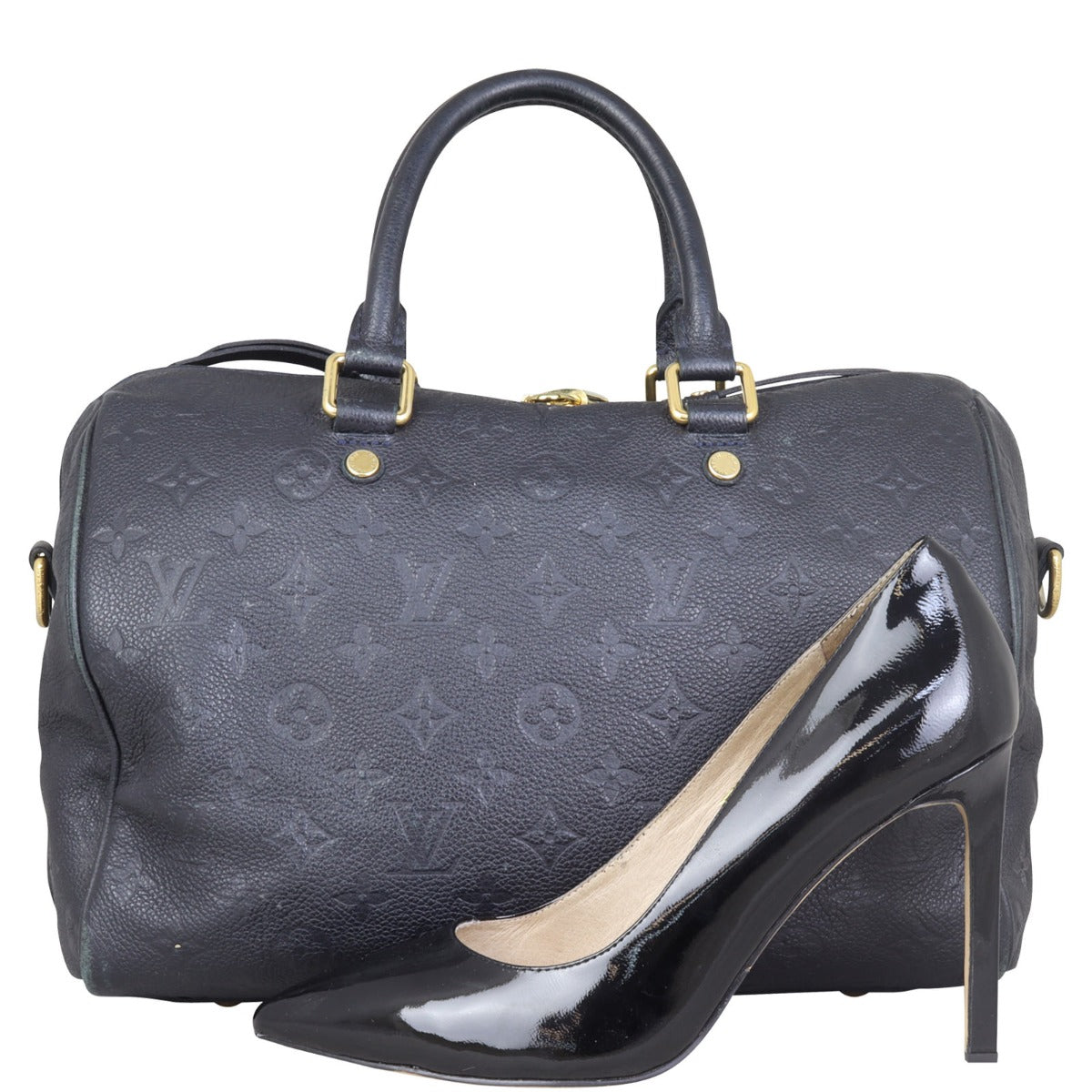 Louis Vuitton Speedy 25 Monogram Empriente Shoe
