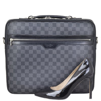 Louis Vuitton Steeve Laptop Bag Damier Graphite Shoe