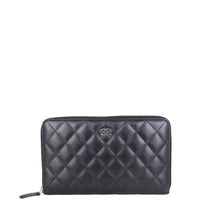 Chanel Classic CC Zip Around Organiser Wallet Front