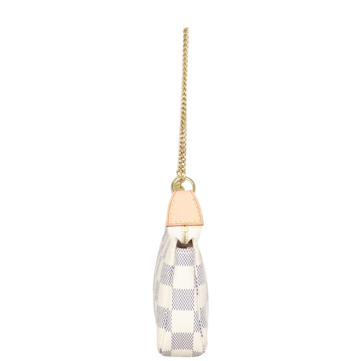 Louis Vuitton Mini Pochette Accessories Damier Azur Side