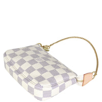 Louis Vuitton Mini Pochette Accessories Damier Azur Corner Distance