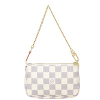 Louis Vuitton Mini Pochette Accessories Damier Azur Front