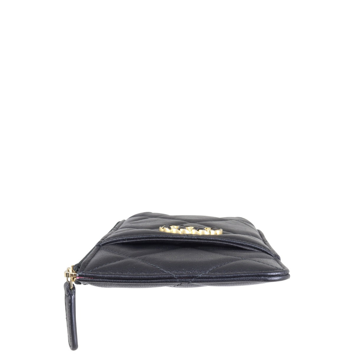 Chanel 19 Flat Wallet Side