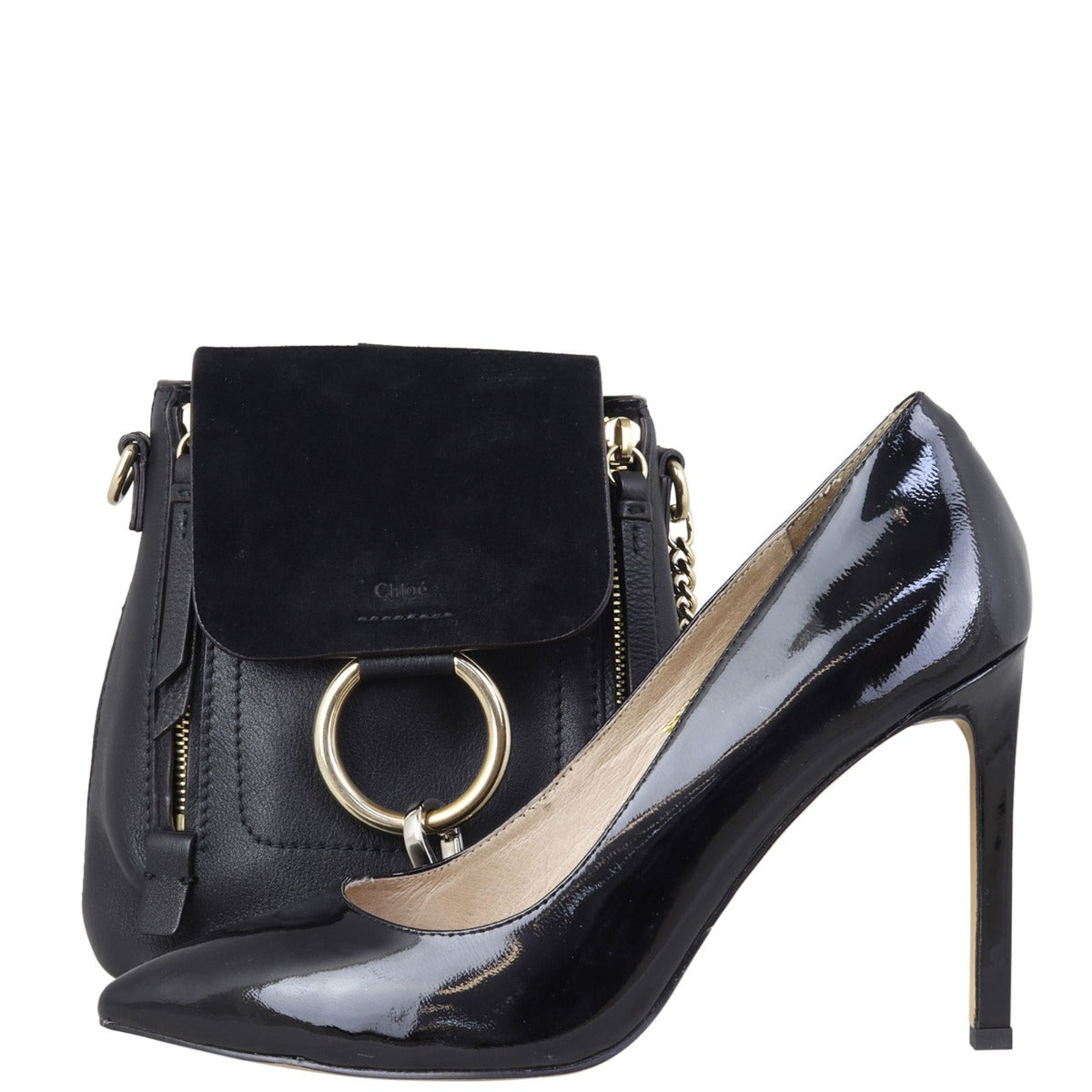 chloe mini faye backpack black Chloe Faye Backpack Mini – Luxe.It.Fwd