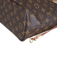 Louis Vuitton Neverfull PM Monogram Corner Closeup