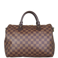 Louis Vuitton Speedy 30 Bandouliere Damier Ebene Back