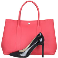 Hermes Garden Party 36 (red leather) Shoe