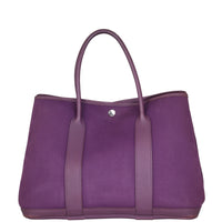 Hermes Garden Party 36 Toile Officier (purple) Front