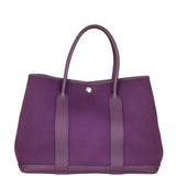 Hermes Garden Party 36 Toile Officier (purple) Back