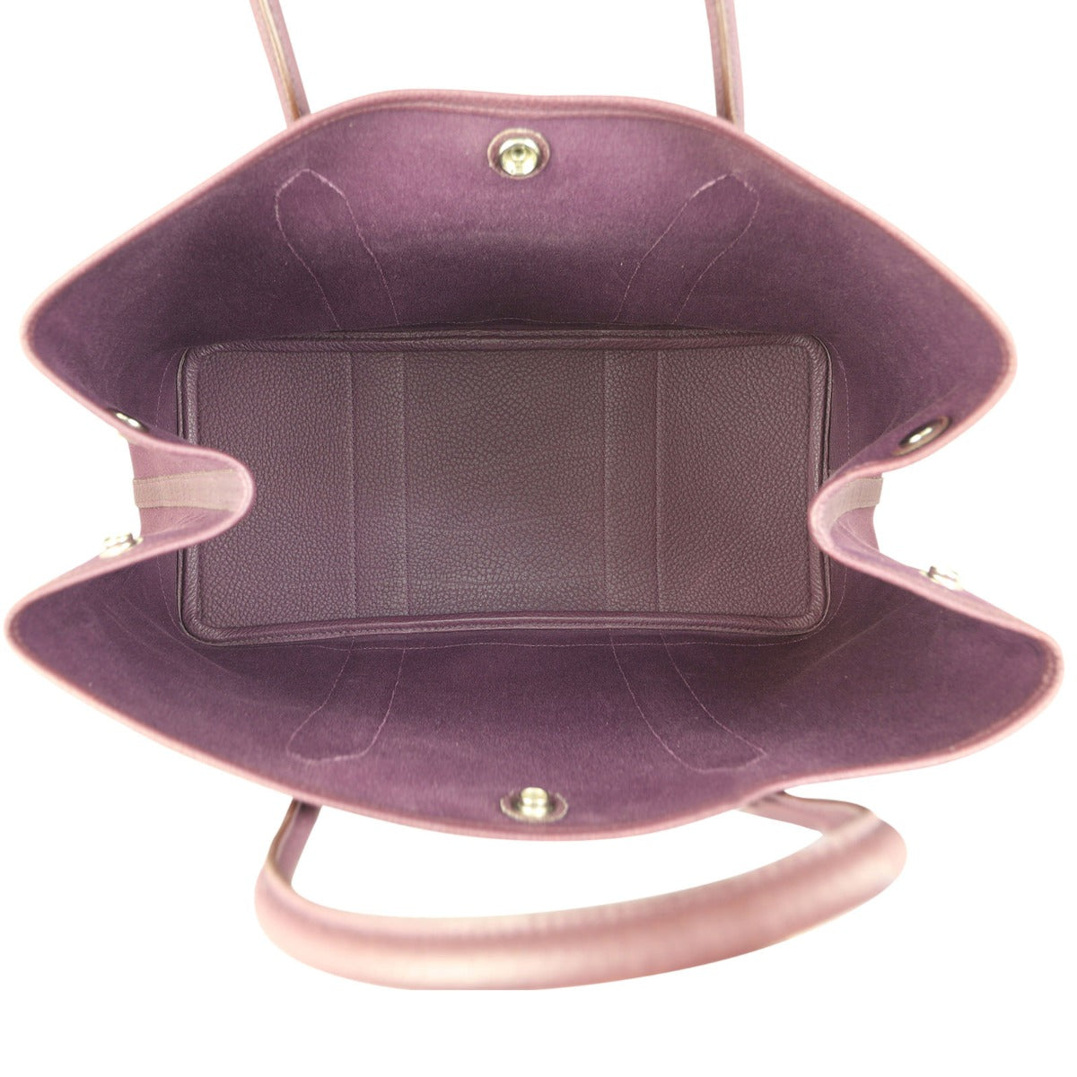 Hermes Garden Party 36 Toile Officier (purple) Interior