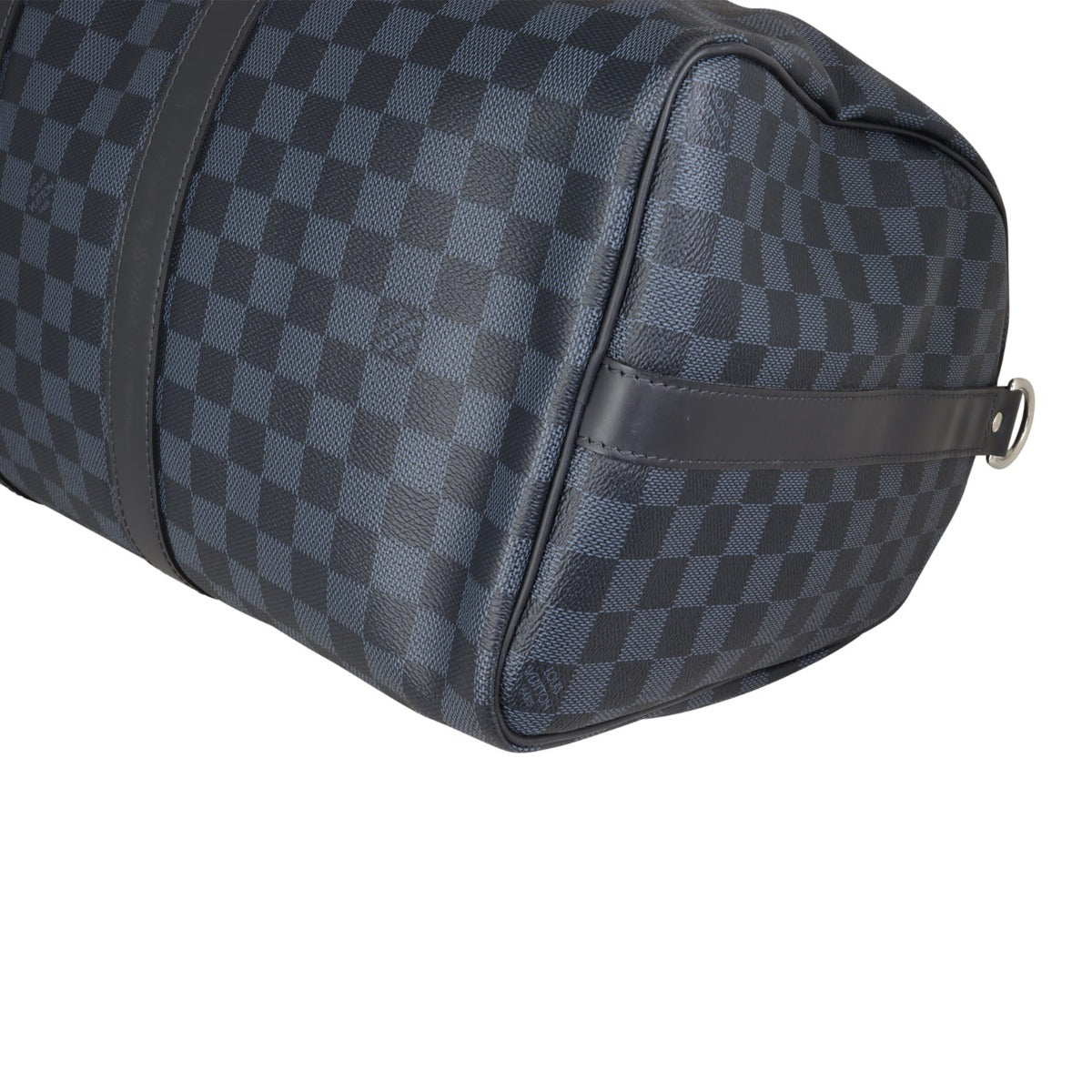 Louis Vuitton Keepall 45 Bandouliere Damier Cobalt Corner Closeup