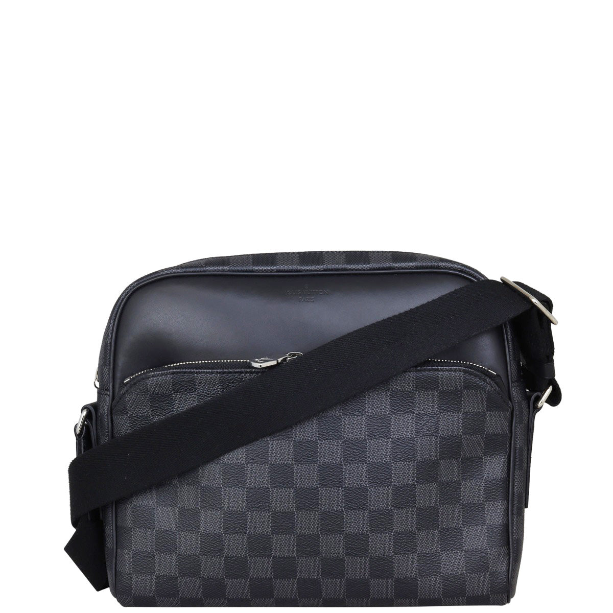 Louis Vuitton Dayton Reporter PM Damier Graphite Front with Strap