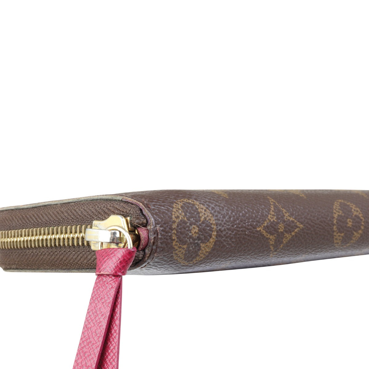 Louis Vuitton Clemence Wallet Monogram Corner Closeup