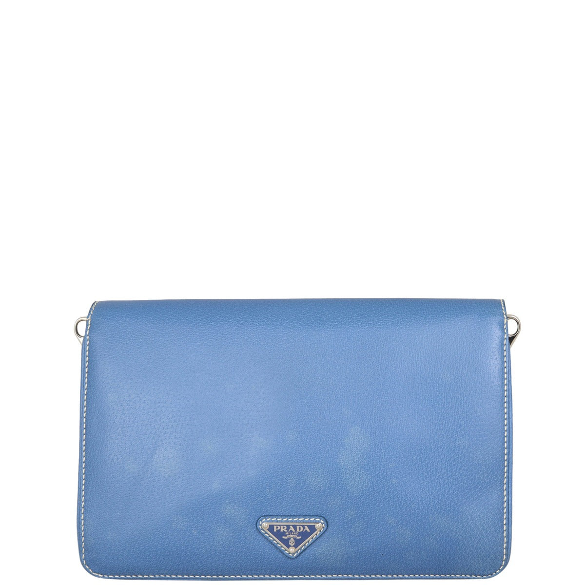 Prada Verde Cinghiale Flap Messenger Bag Back