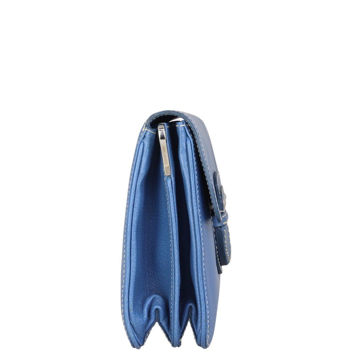 Prada Verde Cinghiale Flap Messenger Bag Side