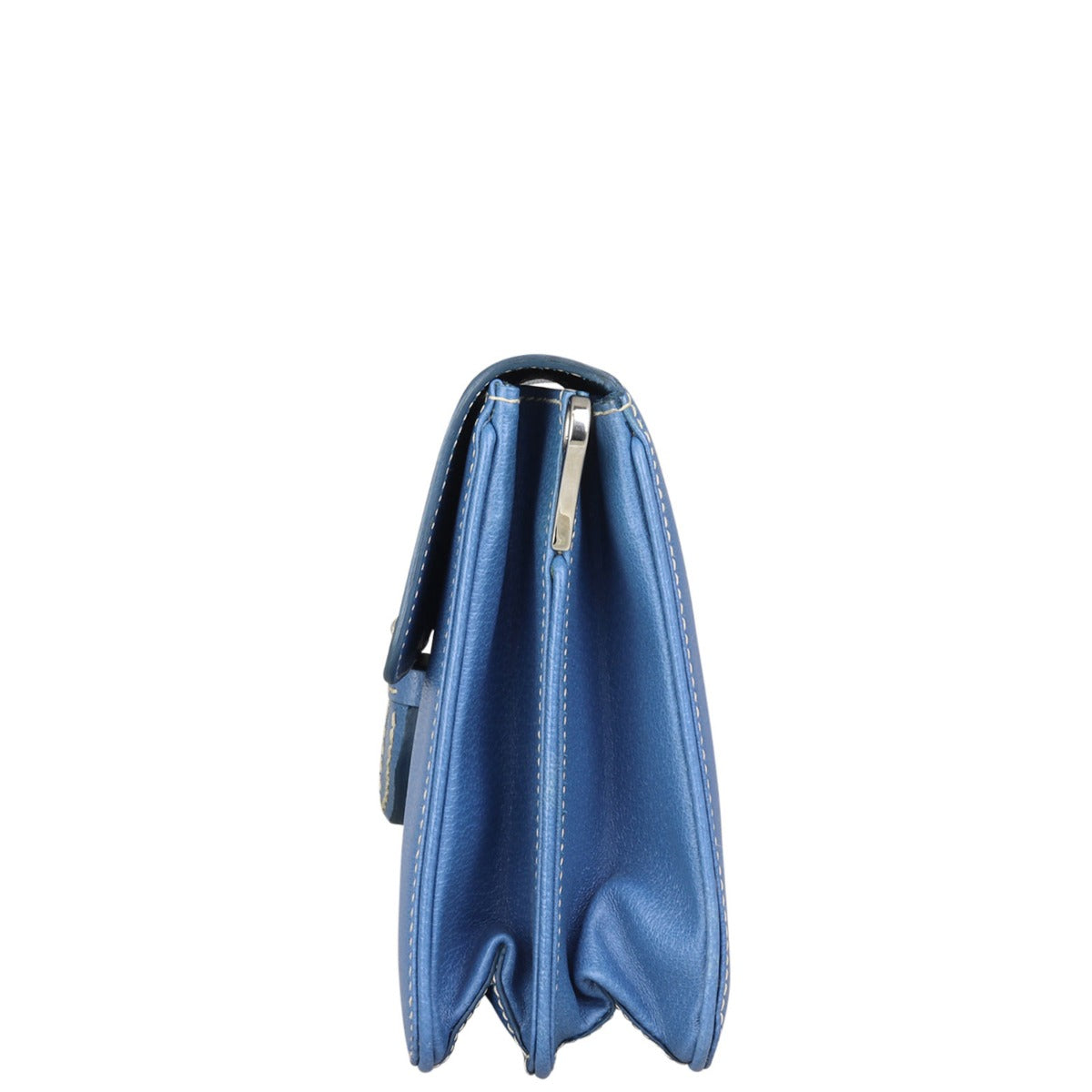 Prada Verde Cinghiale Flap Messenger Bag Side