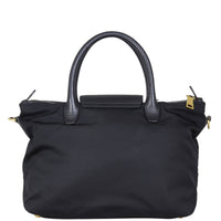 Prada Saffiano & Tessuto Tote Bag Back