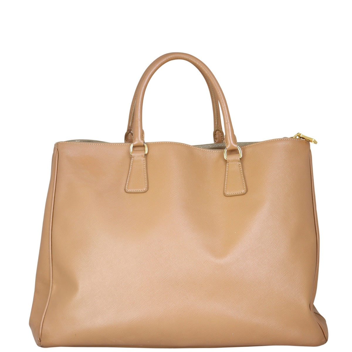 Prada Saffiano Lux Galleria Double Zip Tote Large Back