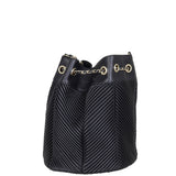 Chanel Drawstring Bucket Bag Chevron Back