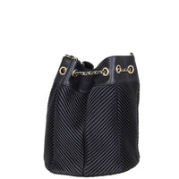 Chanel Drawstring Bucket Bag Chevron Back