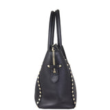Valentino Rockstud Pagoda Tote Side