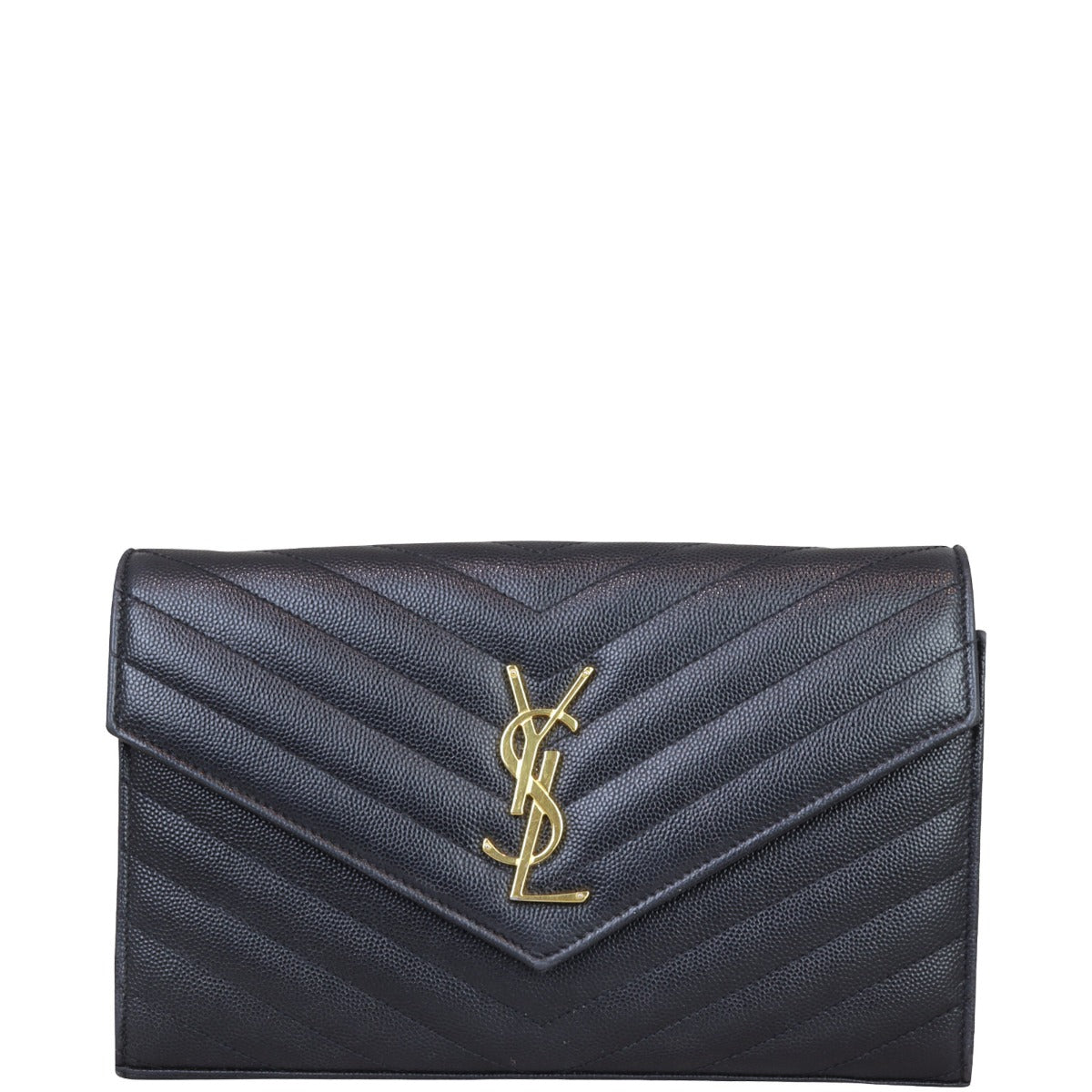 Saint Laurent Envelope Chain Wallet Front