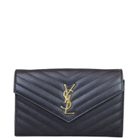 Saint Laurent Envelope Chain Wallet Front