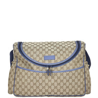 Gucci GG Supreme Diaper Bag Front