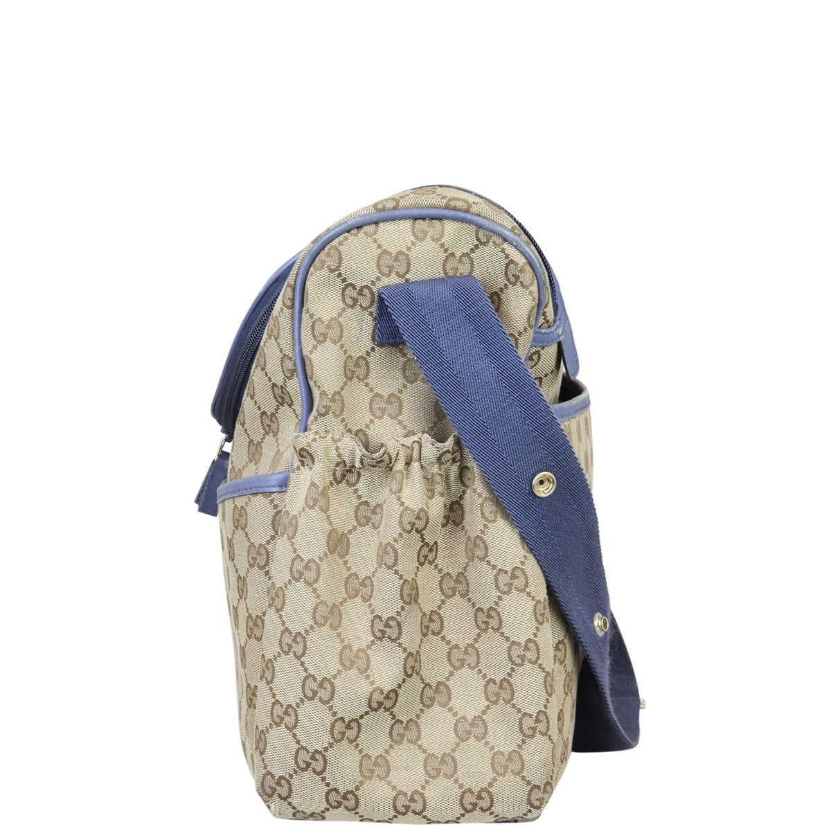 Gucci GG Supreme Diaper Bag Side