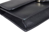 Gucci Interlocking G Wallet on Chain Corner Closeup