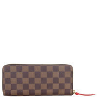 Louis Vuitton Clemence Wallet Damier Ebene Back