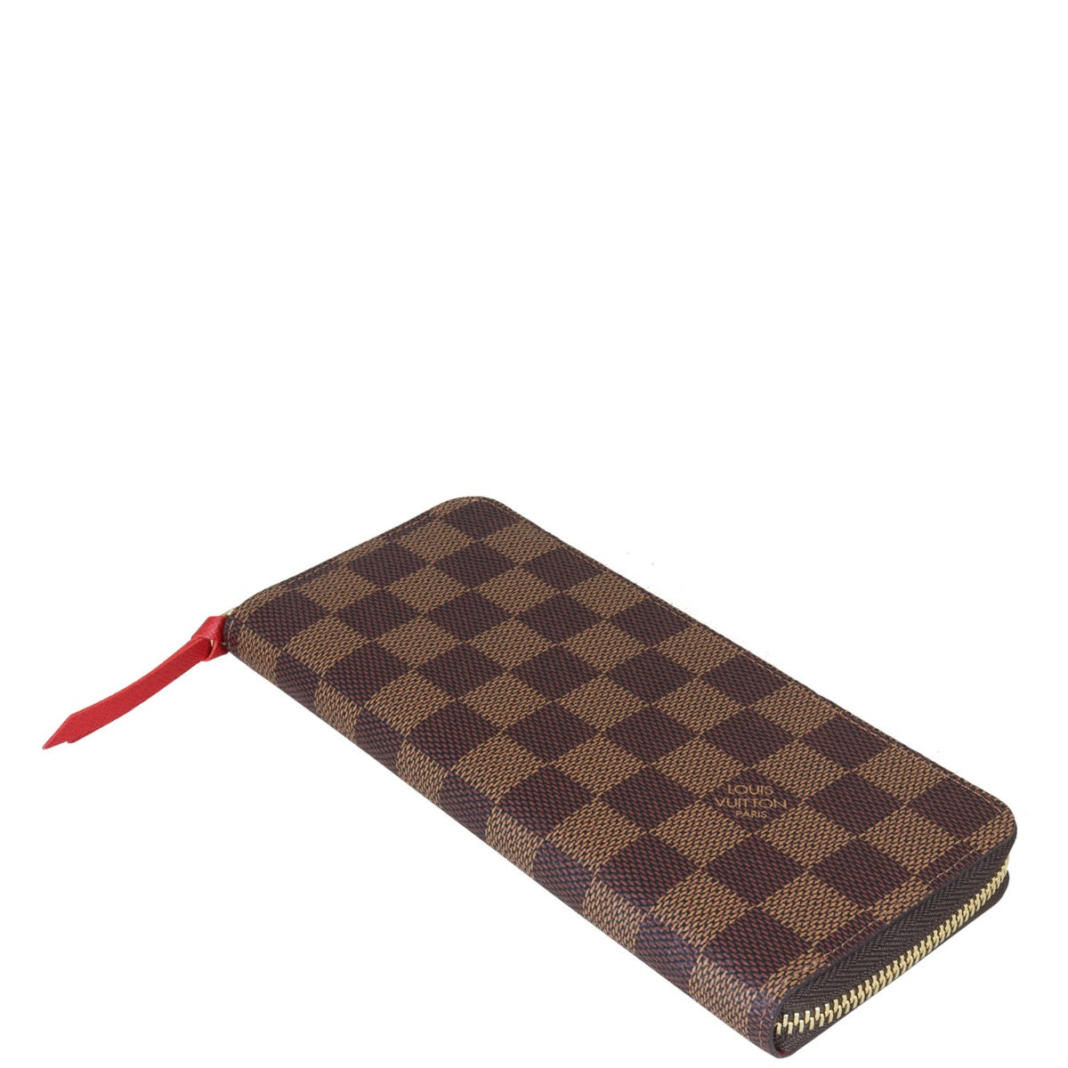 Louis Vuitton Clemence Wallet Damier Ebene Corner Distance