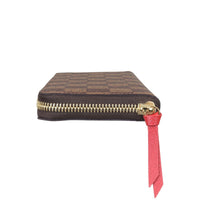 Louis Vuitton Clemence Wallet Damier Ebene Side