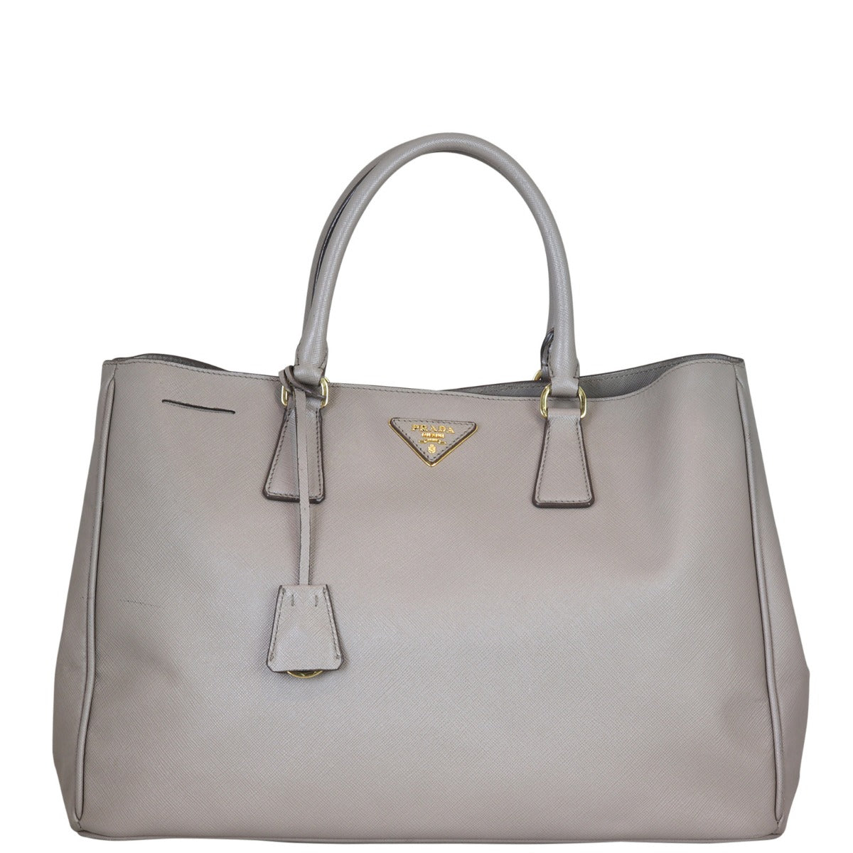 Prada Saffiano Lux Galleria Tote Front with Strap