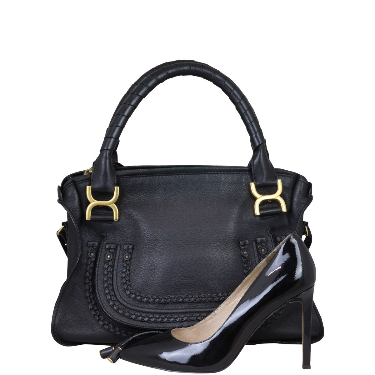 Chloe Marcie Medium Satchel Shoe