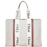 Chloe Woody Tote Bag Large Front