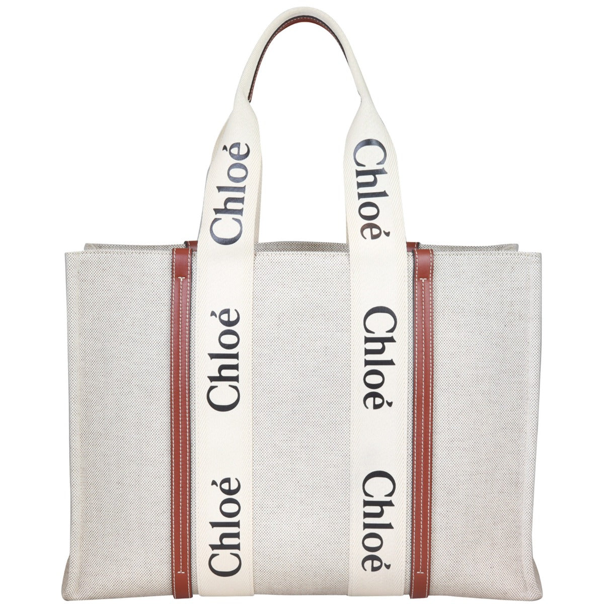 Chloe Woody Tote Bag Large Back
