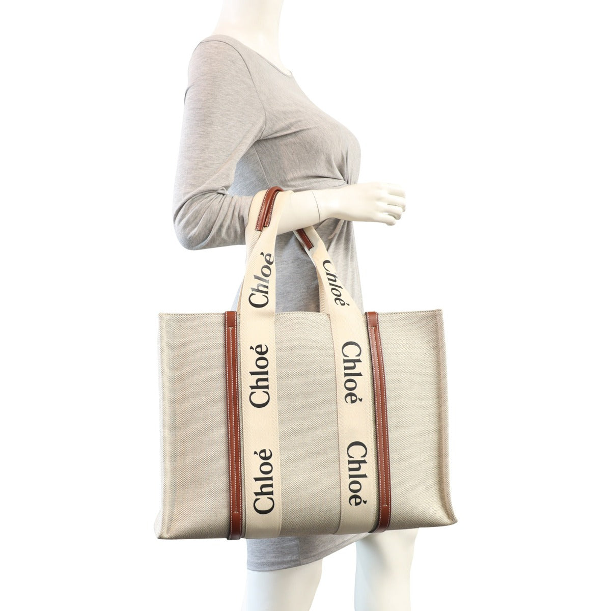 Chloe Woody Tote Bag Large Mannequin