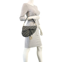 Dior Saddle Bag Oblique Mannequin