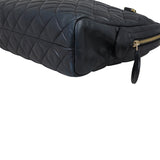 Chanel Quilted Vintage Lambskin Tote Corner Closeup