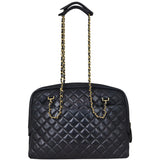 Chanel Quilted Vintage Lambskin Tote Back