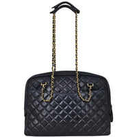 Chanel Quilted Vintage Lambskin Tote Back