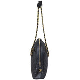 Chanel Quilted Vintage Lambskin Tote Side