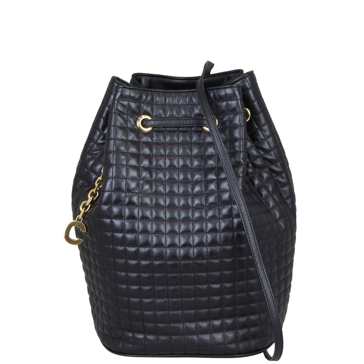 Celine C Charm Backpack Small Front with Strap