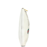 Gucci Logo Print Leather Pouch Side