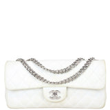 Chanel East-West Flap Bag Front with Strap