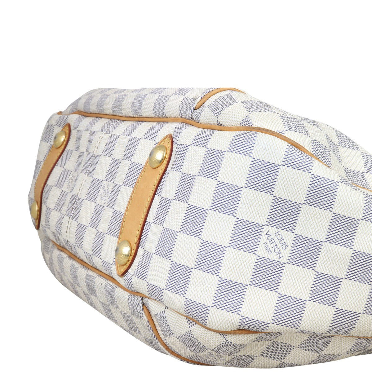 Louis Vuitton Galliera PM Damier Azur Corner Closeup