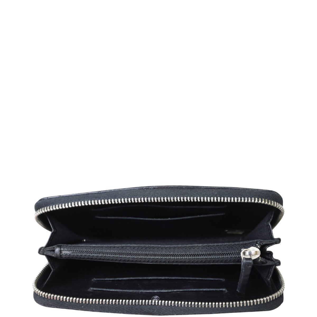Chanel Small Zip Around Wallet Interior