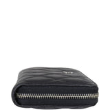 Chanel Small Zip Around Wallet Side